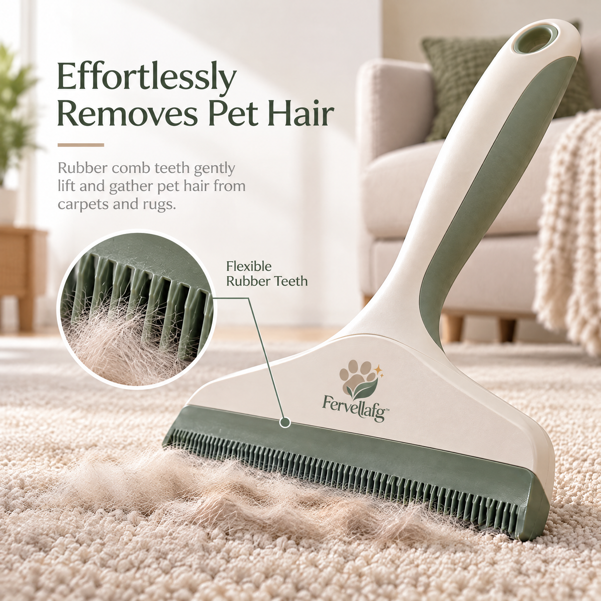 Fervellafg™ Carpet Pet Hair Scraper