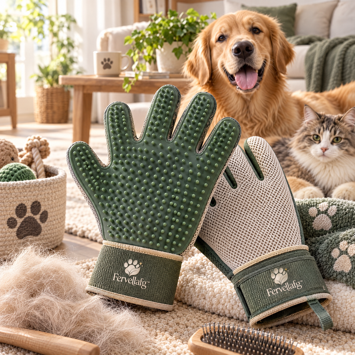 Fervellafg™ Pet Hair Cleaning Gloves