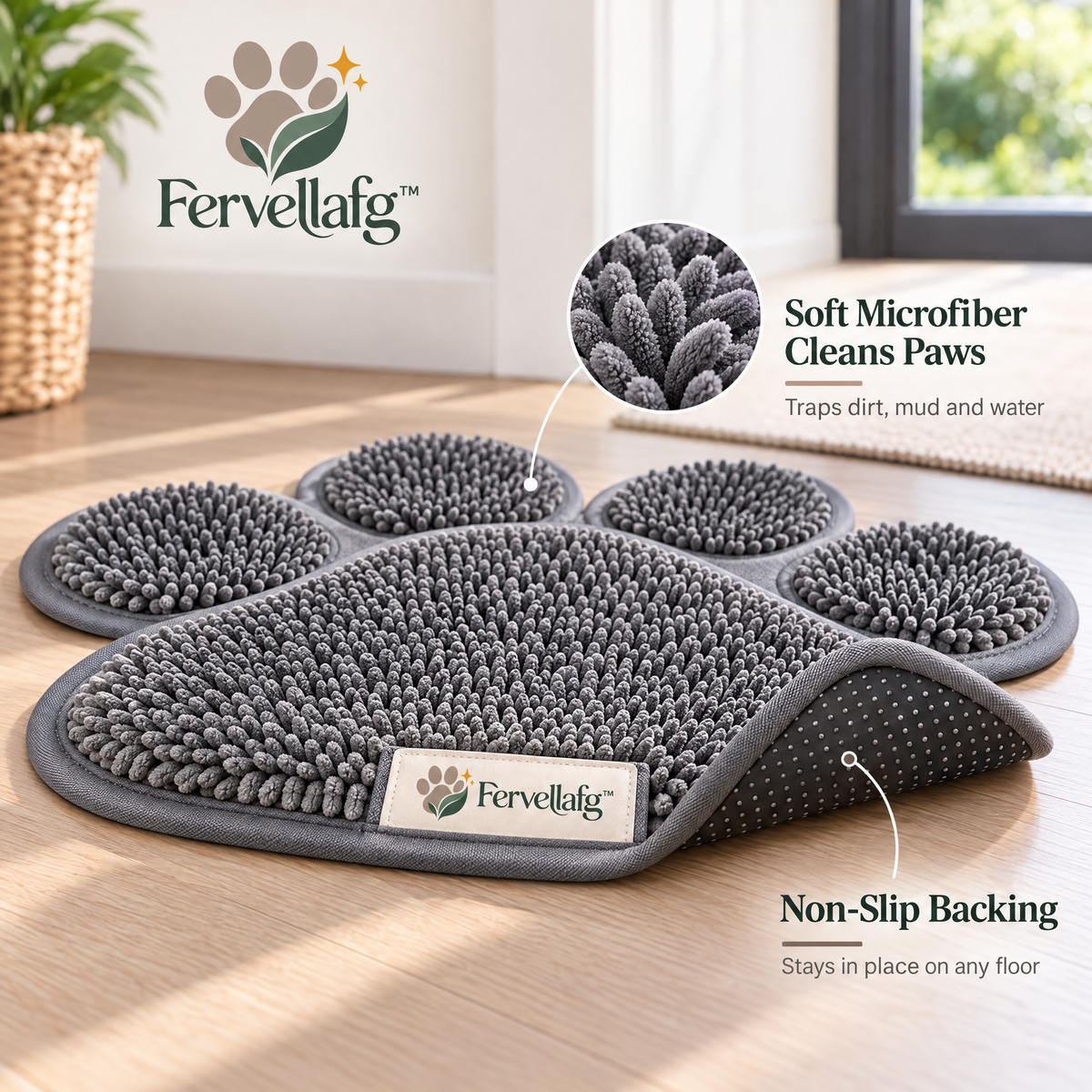Fervellafg™ Pet Paw Cleaning Mat